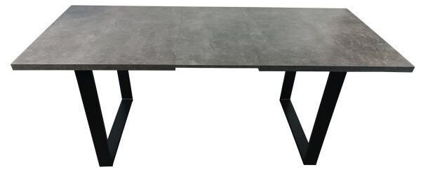 Rozkladací jedálenský stôl COLIN sivý