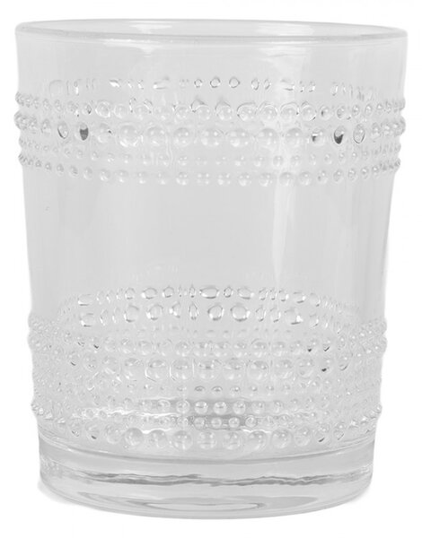 Transparentný pohár na vodu - Ø 9*10 cm / 300 ml - Clayre & Eef