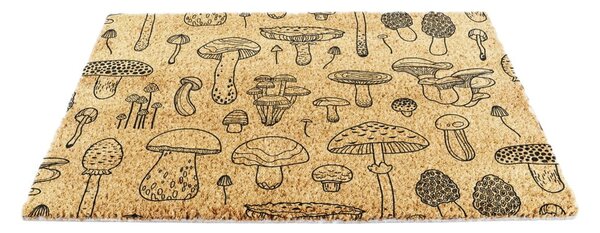 Rohožka z kokosového vlákna 40x60 cm Mushrooms – Artsy Doormats