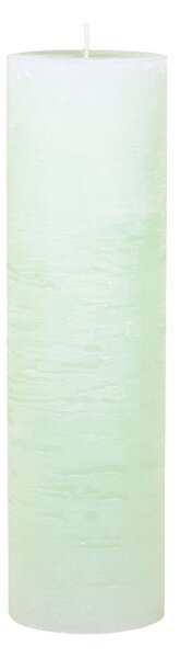 Zelená valcová sviečka Macon Rustic verte - Ø 10*35 cm / 210 hodín - Chic Antique