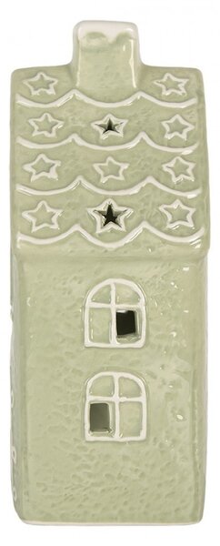 Perníková chalúpka na čajovú sviečku Gingerbread Cott - 11*9*21 cm - Clayre & Eef