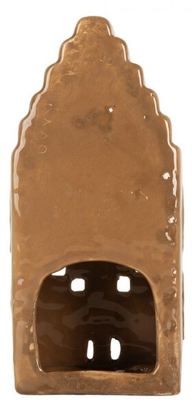 Perníková chalúpka na čajovú sviečku Gingerbread Cott - 8*7*16 cm - Clayre & Eef