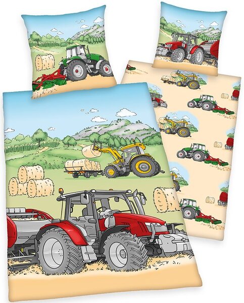 Herding Obliečka Traktor 140x200/70x90 cm