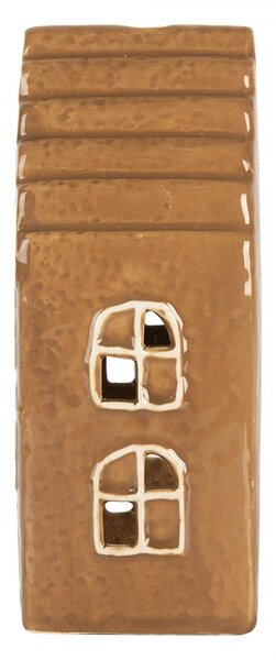 Perníková chalúpka na čajovú sviečku Gingerbread Cott - 8*7*16 cm - Clayre & Eef
