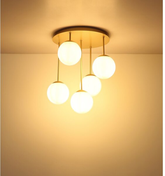 Globo 47441-5CH LED prisadené stropné svietidlo HARMON E14