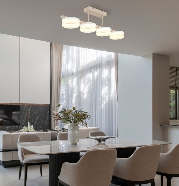 Globo 48046D3 LED prisadené stropné svietidlo ZARA | 24W integrovaný LED zdroj | 1600lm | 3000K