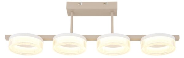 Globo 48046D3 LED prisadené stropné svietidlo ZARA | 24W integrovaný LED zdroj | 1600lm | 3000K