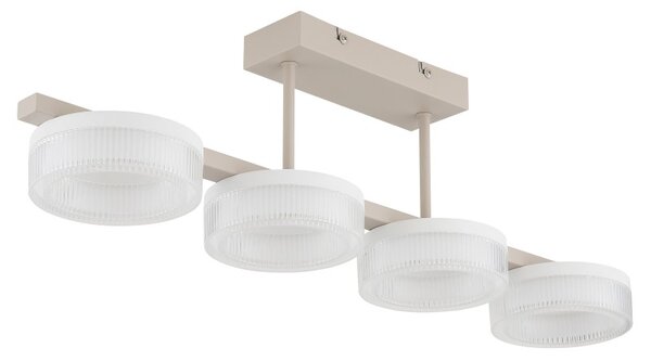 Globo 48046D3 LED prisadené stropné svietidlo ZARA | 24W integrovaný LED zdroj | 1600lm | 3000K