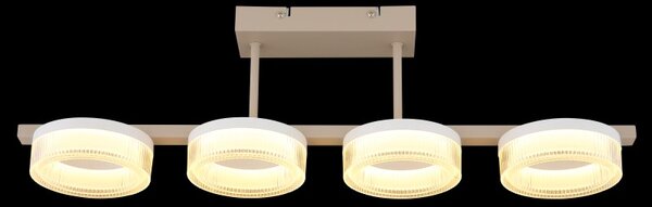 Globo 48046D3 LED prisadené stropné svietidlo ZARA | 24W integrovaný LED zdroj | 1600lm | 3000K