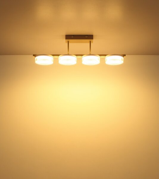 Globo 48046D3 LED prisadené stropné svietidlo ZARA | 24W integrovaný LED zdroj | 1600lm | 3000K