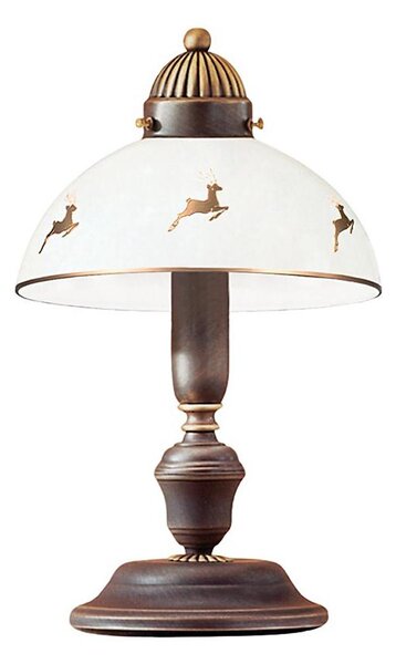 Kolarz 731.73.150 - Stolová lampa NONNA 1xE27/75W/230V s motívom jelena, ružové zlato