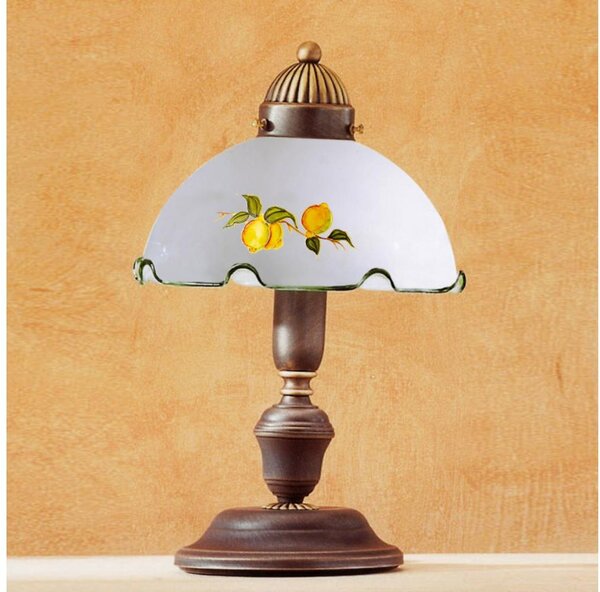Kolarz 731.73.116 - Stolná lampa NONNA 1xE27/75W/230V s motívom citrónov