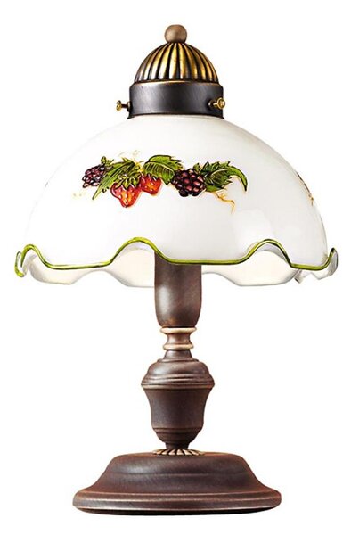 Kolarz 731.73.113 - Stolná lampa NONNA 1xE27/75W/230V vínová/jahodová