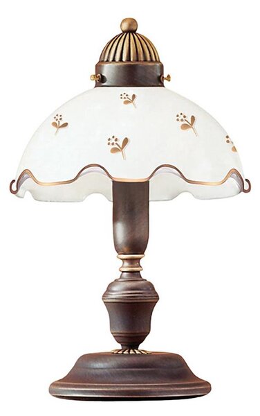 Kolarz 731.73.160 - Stolná lampa NONNA 1xE27/75W/230V s motívom kvetín, ružové zlato