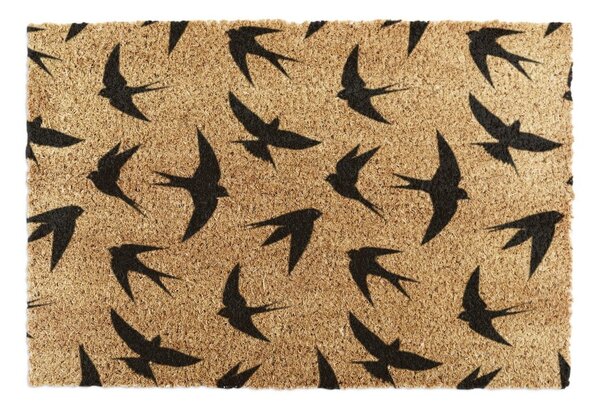 Rohožka z kokosového vlákna 40x60 cm Swallows – Artsy Doormats