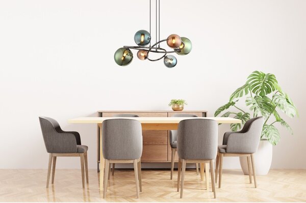 Globo 56142-6H LED závesné stropné svietidlo RIHA integrovaný LED zdroj | 290lm | 3000K