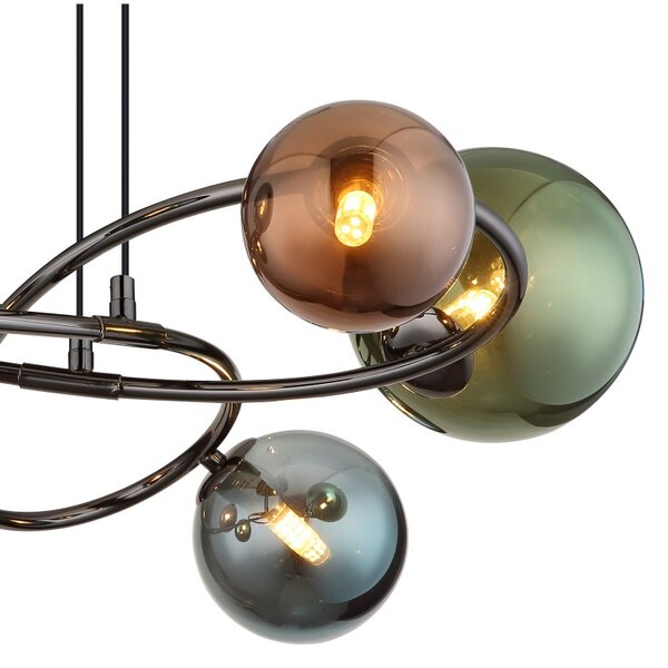 Globo 56142-6H LED závesné stropné svietidlo RIHA integrovaný LED zdroj | 290lm | 3000K