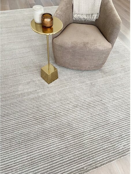 Krémovobiely vlnený koberec 120x180 cm Calisia M Ribs – Agnella