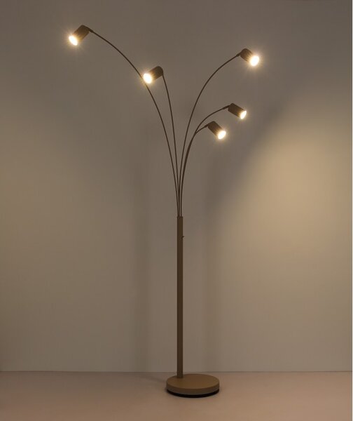 Globo 57910-5SSA stojacia lampa ROBBY GU10 | vypínač