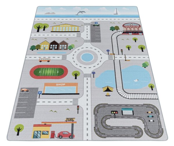 Sivý detský koberec 120x170 cm Play – Ayyildiz Carpets