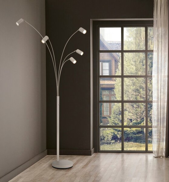 Globo 57910-5SSA stojacia lampa ROBBY GU10 | vypínač