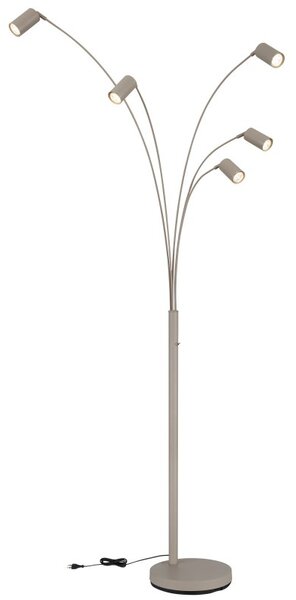 Globo 57910-5SSA stojacia lampa ROBBY GU10 | vypínač