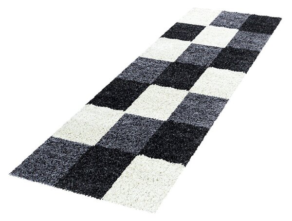 Čierno-biely behúň 80x250 cm Life – Ayyildiz Carpets