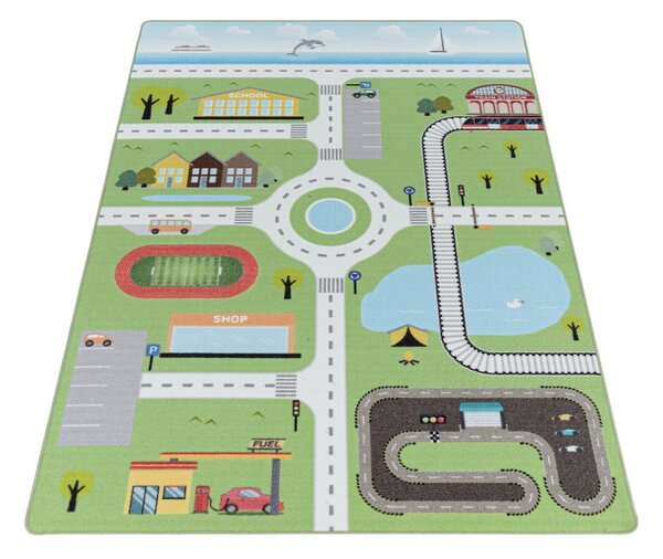 Zelený detský koberec 160x230 cm Play – Ayyildiz Carpets
