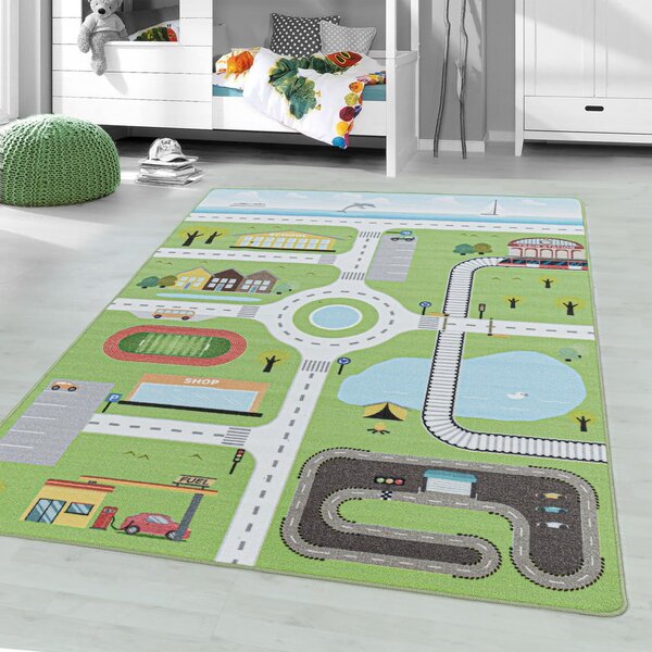 Zelený detský koberec 160x230 cm Play – Ayyildiz Carpets