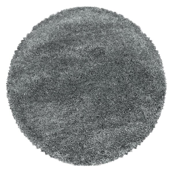 Sivý okrúhly koberec ø 120 cm Fluffy – Ayyildiz Carpets