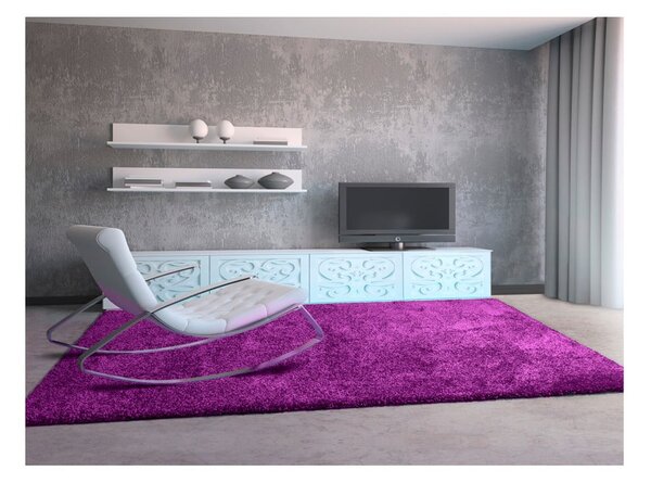 Fialový koberec Universal Aqua Liso, 57 × 110 cm