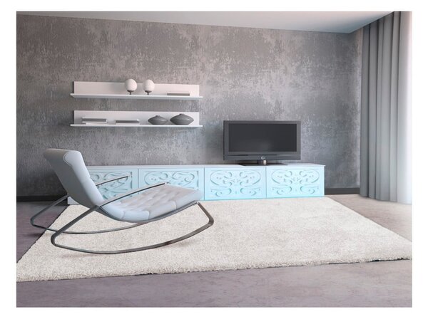 Svetlý béžový koberec Universal Aqua Liso, 57 x 110 cm