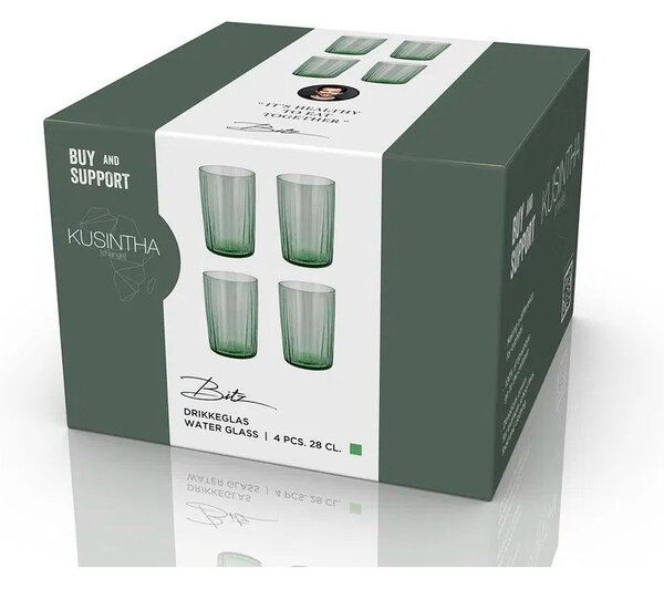 Poháre v súprave 4 ks 280 ml Kusintha – Bitz