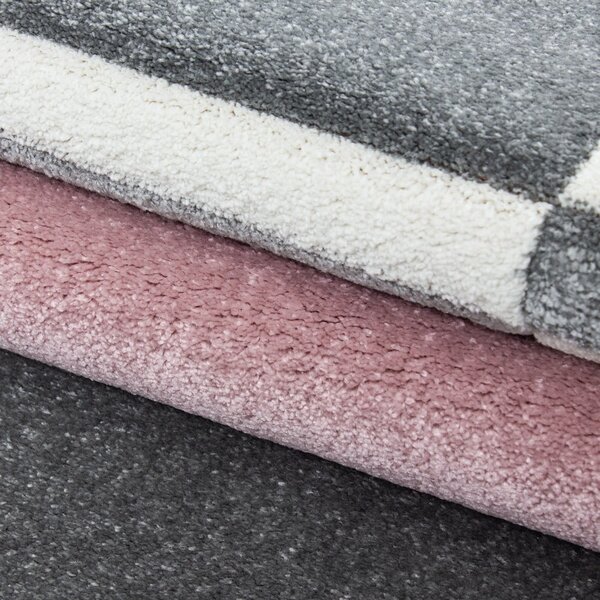 Ružovo-sivý behúň 80x300 cm Hawaii – Ayyildiz Carpets