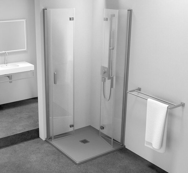 Polysan Polysan, ZOOM štvorcová sprchová zástena 900x900mm, rohový vstup, ZL4915L-02