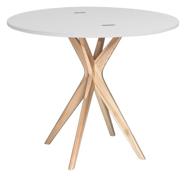 Okrúhly rozkladací jedálenský stôl 45x90 cm Jubi – Ragaba