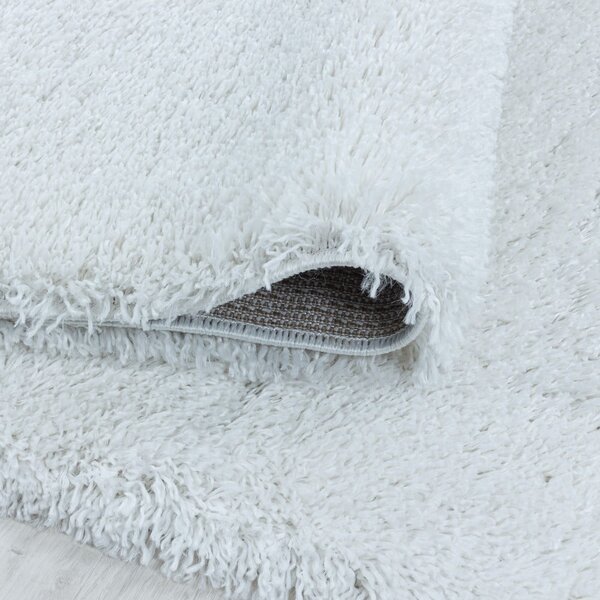 Biely okrúhly koberec ø 160 cm Fluffy – Ayyildiz Carpets
