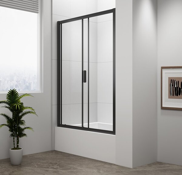 Polysan Polysan, DEEP BLACK sprchové dvere 1200x1650mm číre sklo, MD1216B