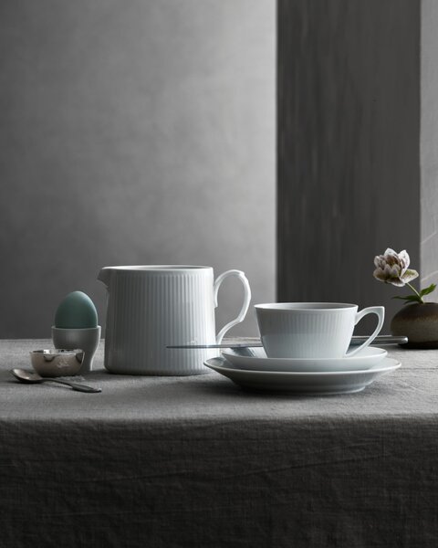 Porcelánová kanvica White Fluted 750 ml