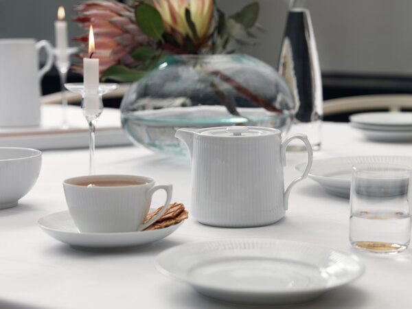 Porcelánová kanvica White Fluted 750 ml