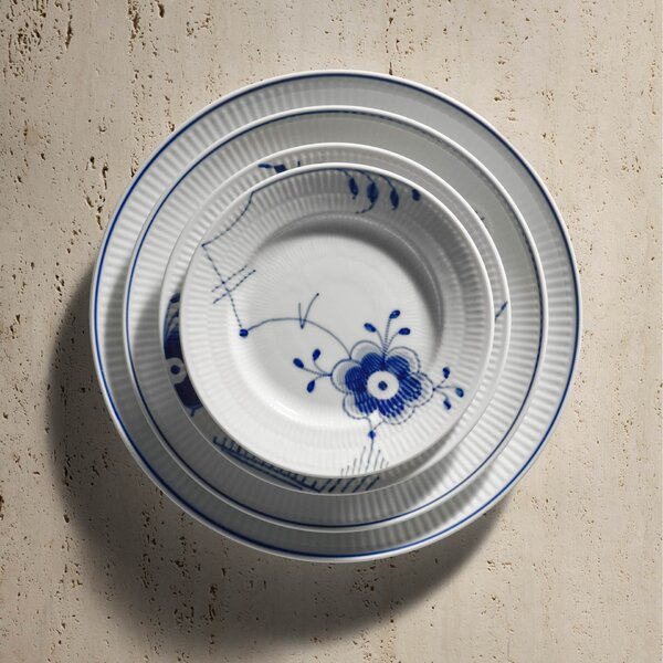 Porcelánový tanier Blue Fluted Mega Ø 17 cm
