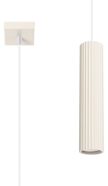 Sollux SL.1592 - Luster na lanku KARBON 1xGU10/10W/230V krémová