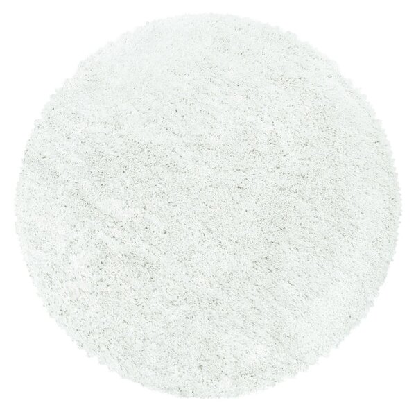 Biely okrúhly koberec ø 160 cm Fluffy – Ayyildiz Carpets