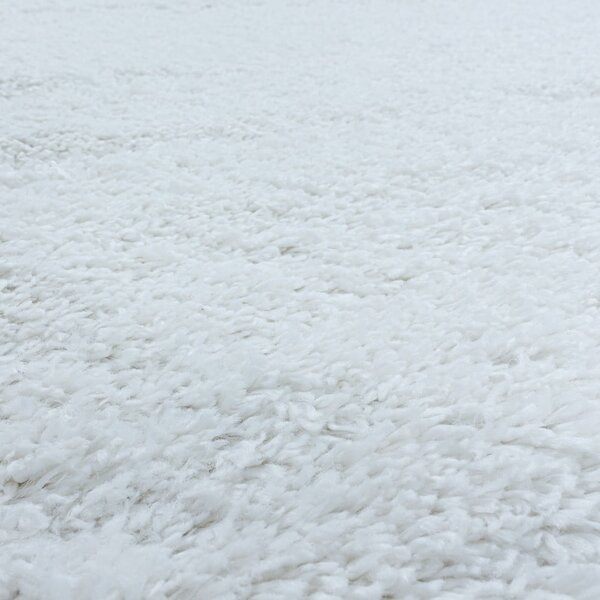 Biely okrúhly koberec ø 160 cm Fluffy – Ayyildiz Carpets
