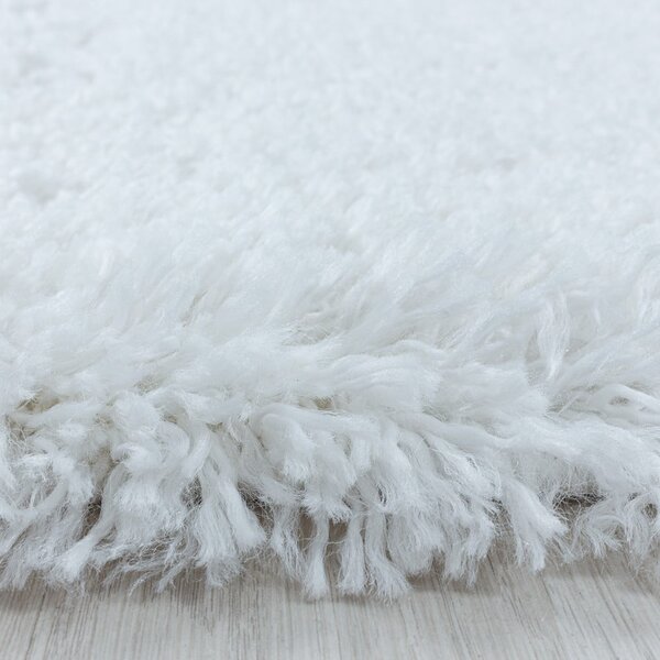 Biely okrúhly koberec ø 160 cm Fluffy – Ayyildiz Carpets
