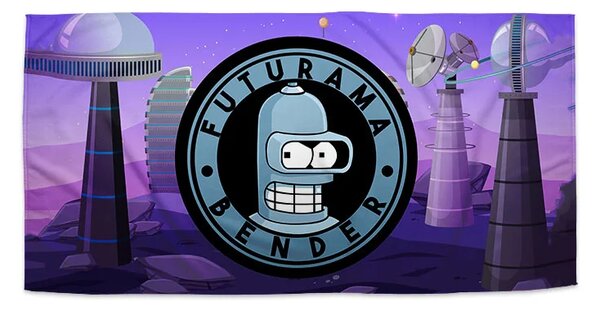 Sablio Uterák Futurama Bender Planéta s vysielačmi - 30x50 cm