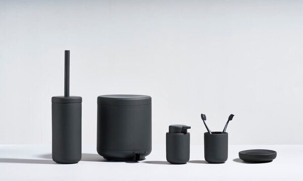 Čierna porcelánová podložka na mydlo Zone Ume