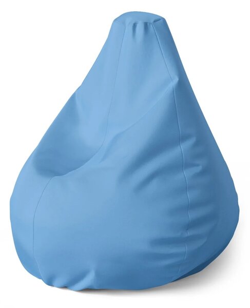 Sablio Sedací vak Pear Modrá 3 - 70 x 95 x 15 cm