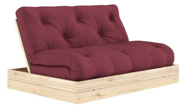 Vínovočervená rozkladacia pohovka 145 cm Flip – Karup Design
