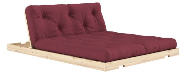 Vínovočervená rozkladacia pohovka 145 cm Flip – Karup Design